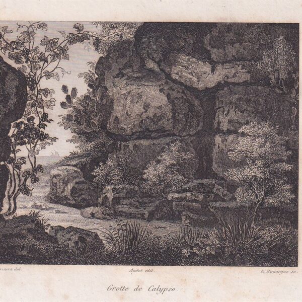 Malta, Grotte di Calypso, 1835