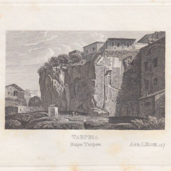 Roma, Rupe Tarpea, C.Frommel, 1829