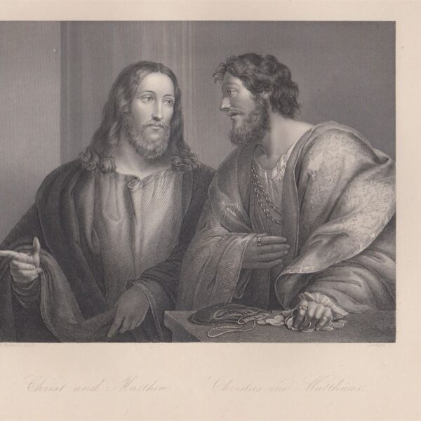 Cristo e Matteo, G.A.Portenone, 1840-50