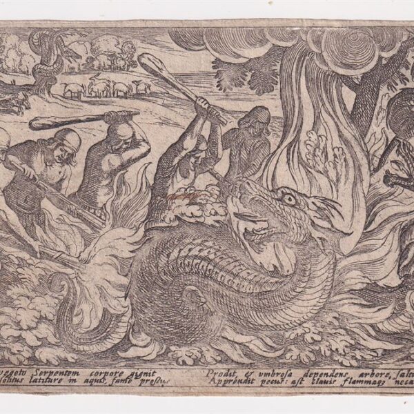 Antonio Tempesta Caccia al drago, 1590