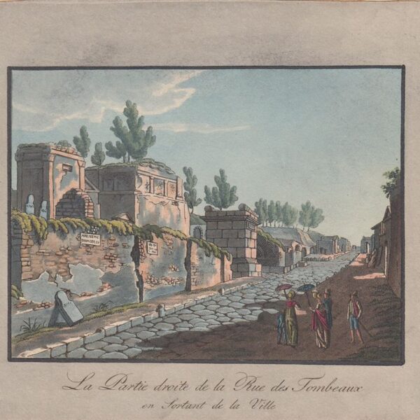 Pompei, Strada delle Tombe, 1830