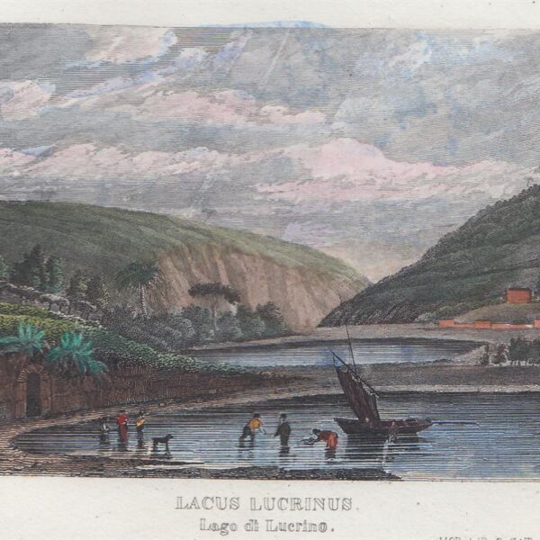 Lago di Lucrino, Campi Flegrei, 1829