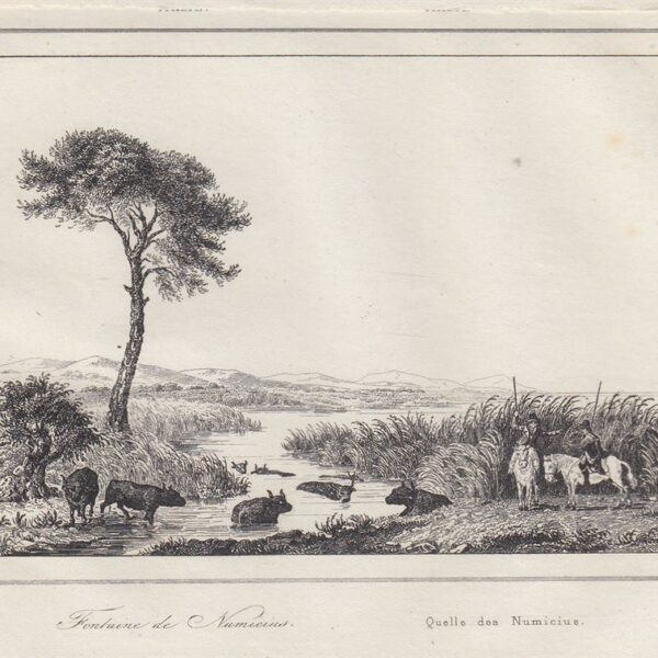 Roma, Fontana di Numicius, 1835