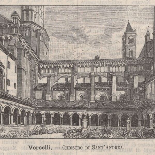 Vercelli, Chiostro di Sant'Andrea, 1890