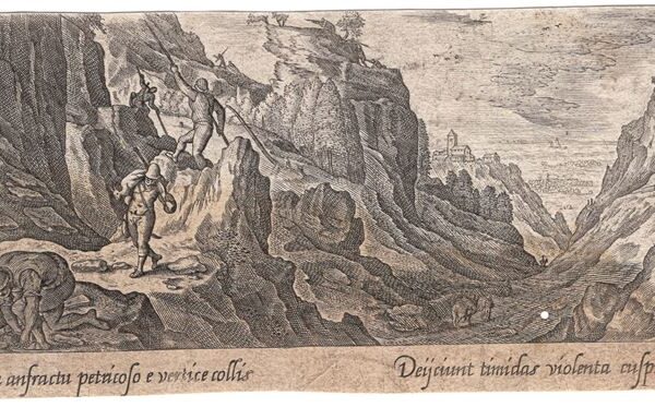 Antonio Tempesta (attr.), Caccia allo stambecco, 1600