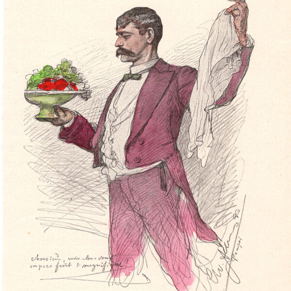 Christian Wilhelm Allers, Cameriere, 1890