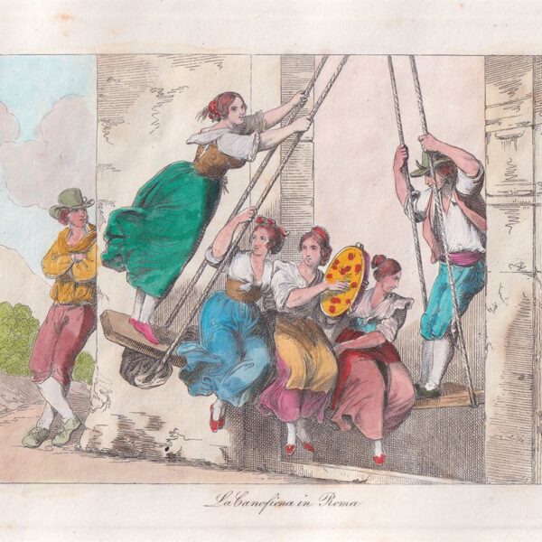 Bartolomeo Pinelli, La Canofiena, 1820