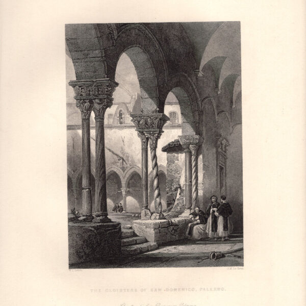 Palermo, Chiostro di San Domenico, 1850