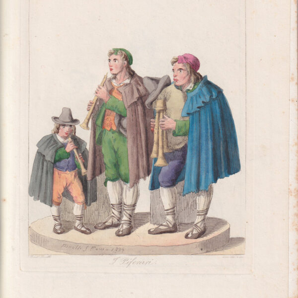 Bartolomeo Pinelli, Zampognari, 1834