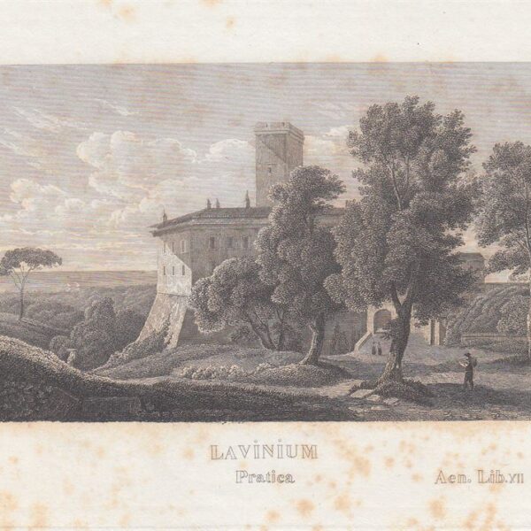 Pratica di Mare, Pomezia, C.Frommel, 1829