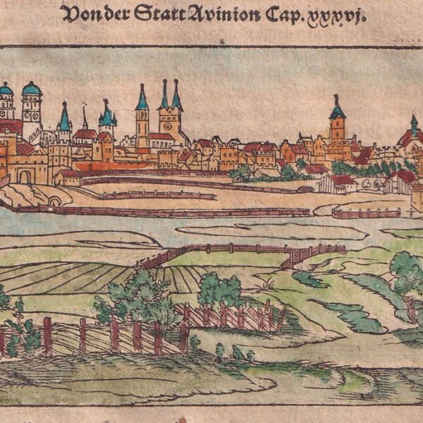 Veduta di Avignone, 1614