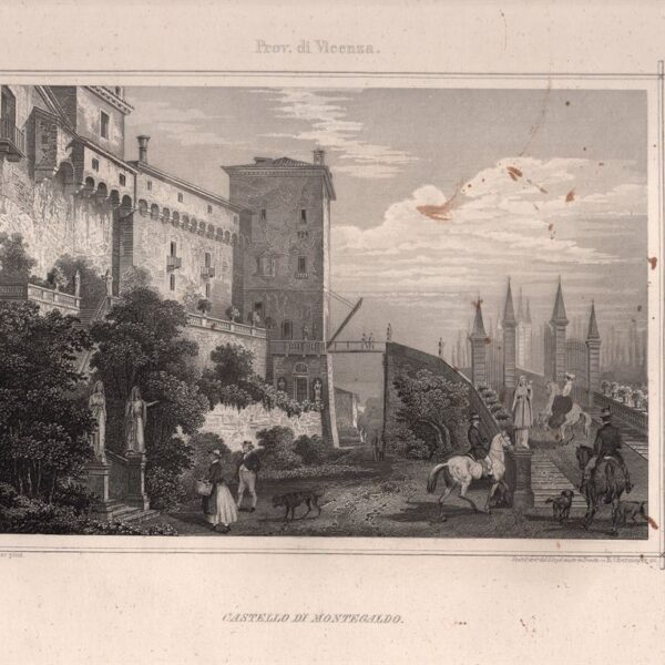 Vicenza, Castello di Montegaldo, 1860