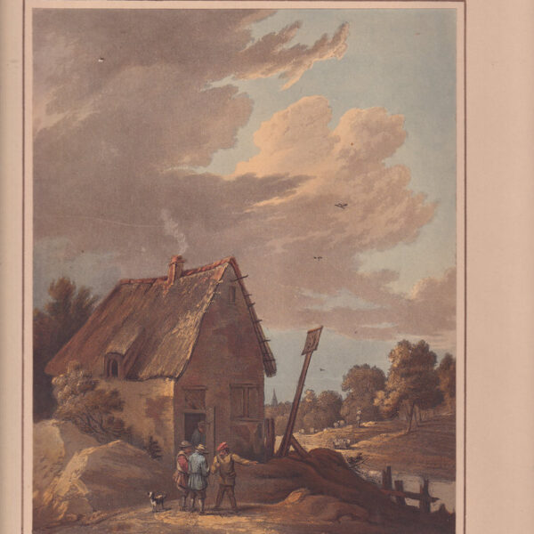 D.Teniers, Capanna con figure, 1830