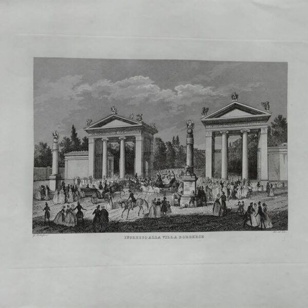 Roma, Villa Borghese, Cottafavi, 1843