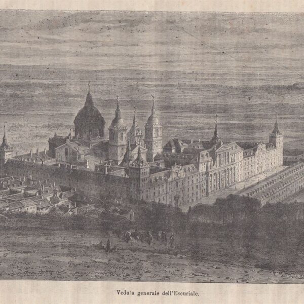 Madrid, Spagna, Escorial, 1872