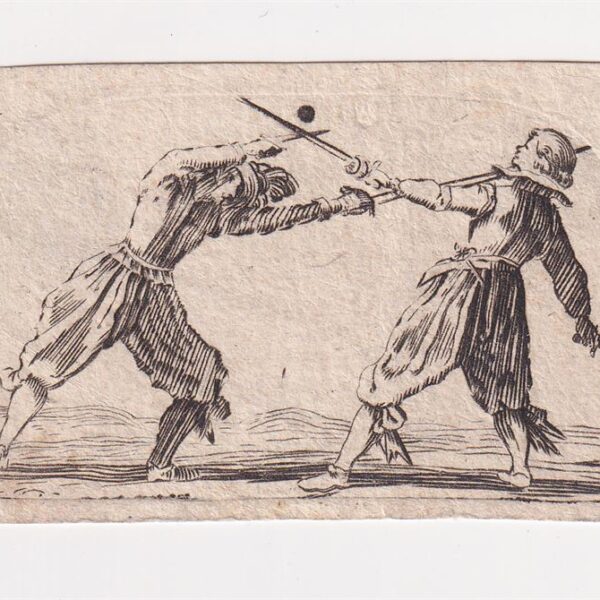 Stefano Della Bella, Due spadaccini, XVII secolo