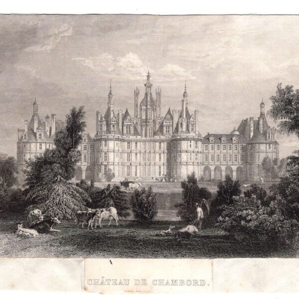 Chambord, Francia, Chateau de Chambord, 1850