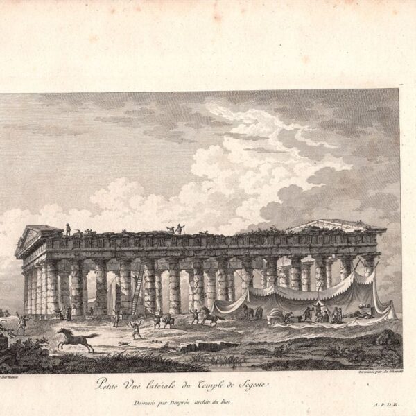 Tempio di Segesta, Trapani, Saint-Non, 1781-86