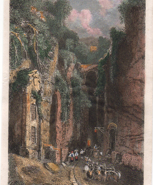 Napoli, Grotta di Posillipo, 1831