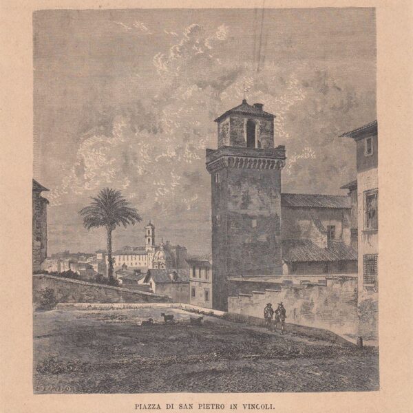 Roma, Piazza San Pietro in Vincoli, 1875