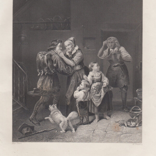 Dopo aver girovagato, W.French, 1840-50