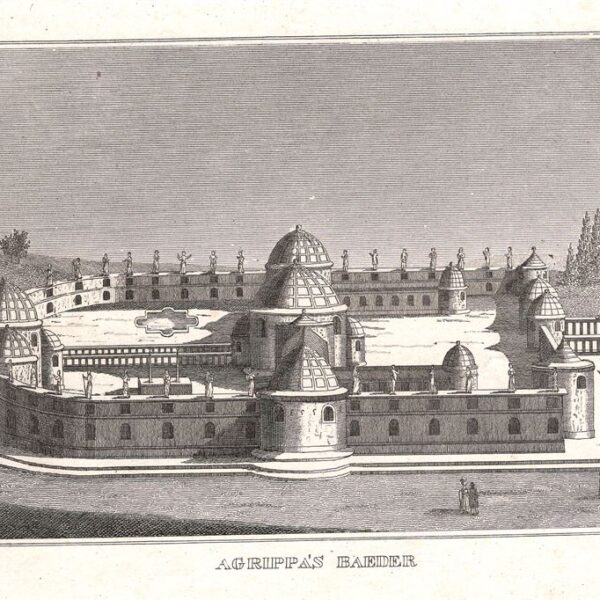 Roma, Terme di Agrippa, 1850