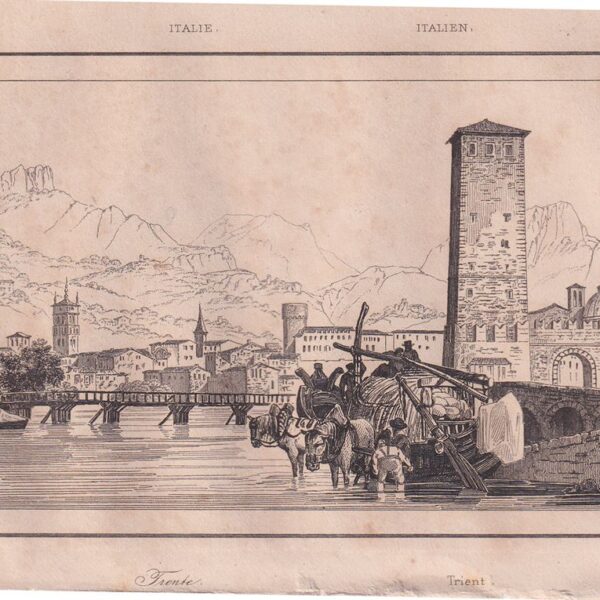 Vedute dell' Italia del 1835, misura cm.10x14