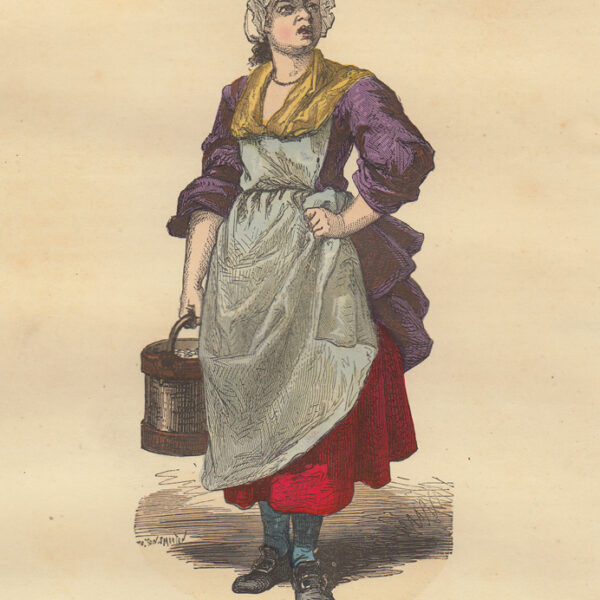 Venditrice di noccioli, 1860