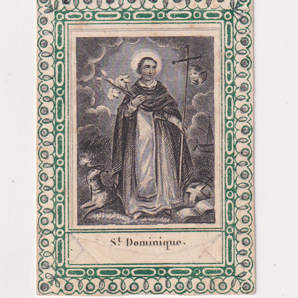 Santino antico, S.Domenico, XIX sec.
