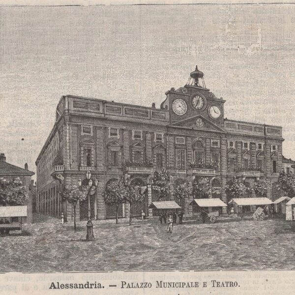 Alessandria, Palazzo Municipale, 1890