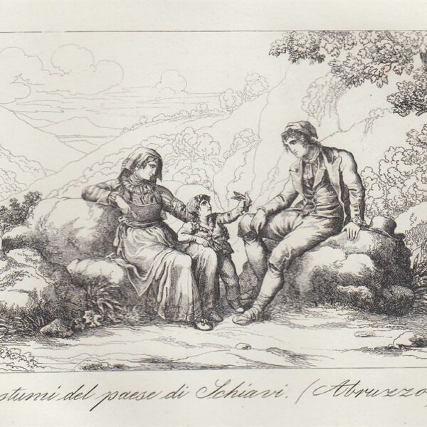 Costumi del Paese di Schiavi, Abruzzo, 1840