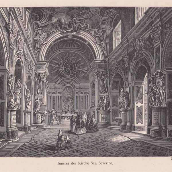 Napoli, Chiesa di S.Severino, 1884