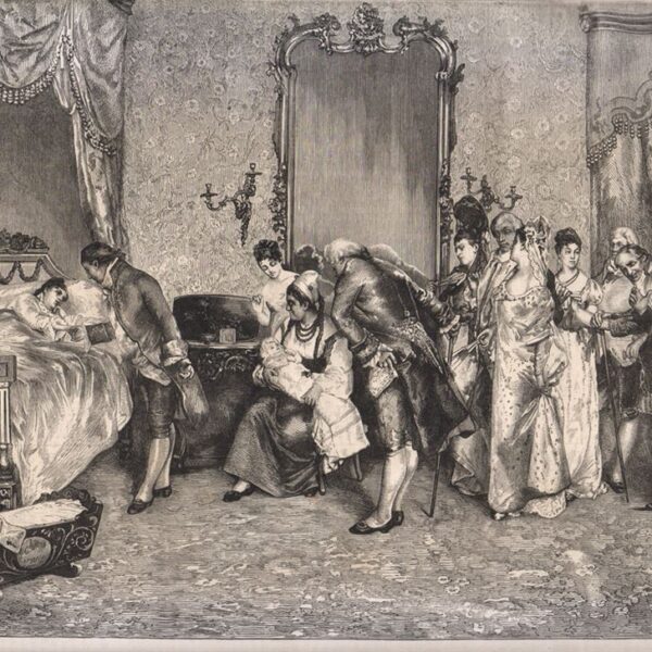 Il ritorno dal battesimo in Spagna, J.Gonzales, 1879