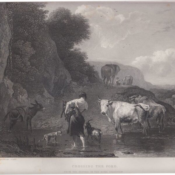 Attraversando il guado, 1850