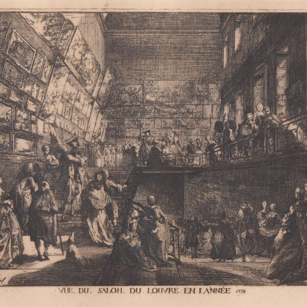 Gabriel de Saint-Aubin, Louvre, 1753, XIX secolo