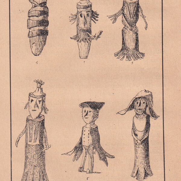 Figure umane in legno