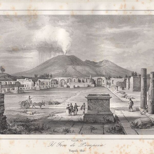 Pompei, Foro di Pompeia, 1845