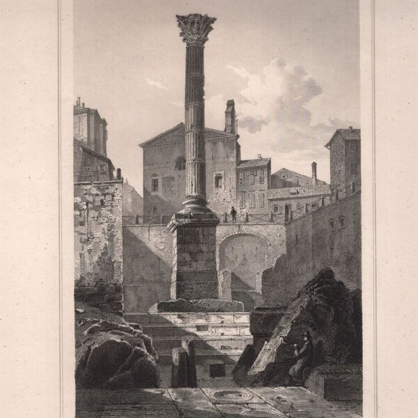Roma, La Colonna di Foca, 1860