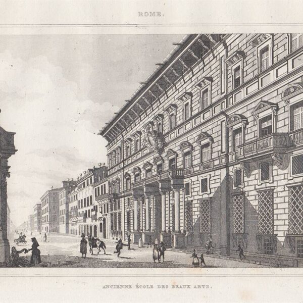 Roma, Scuola delle Belle Arti, 1834