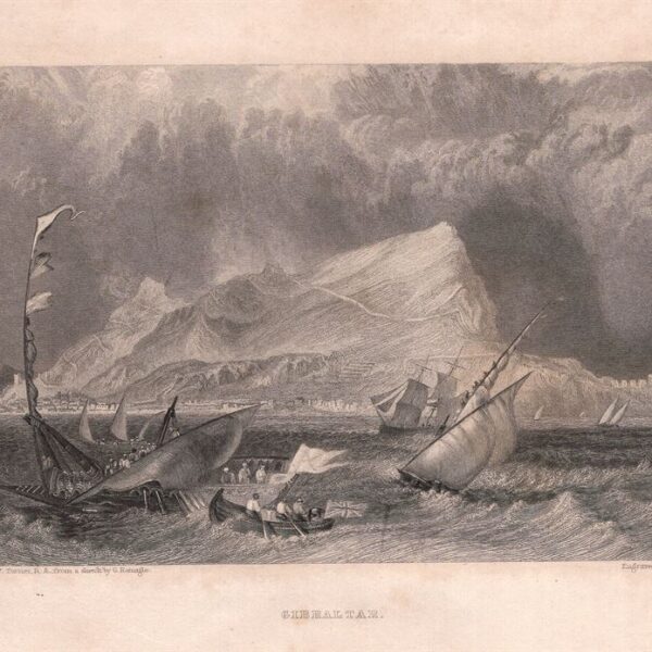 Inghilterra, Gibilterra, Gibaltar, 1832