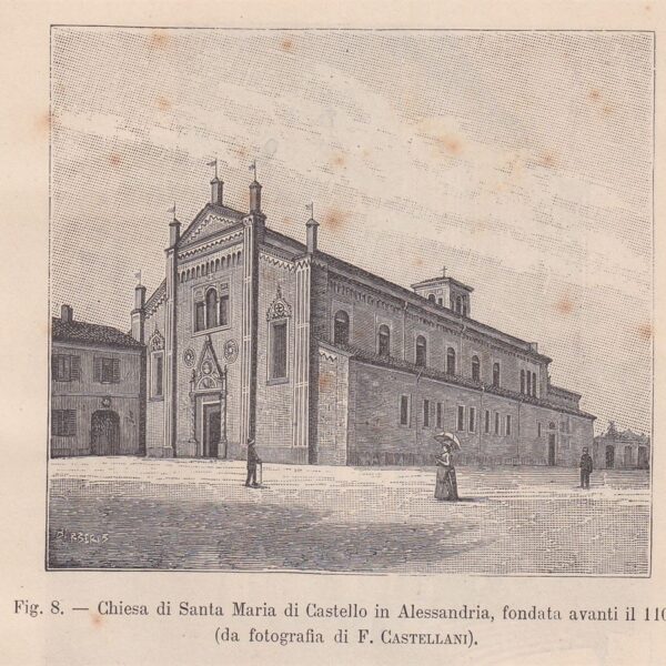 Alessandria, Chiesa di S.Maria di Castello, 1890
