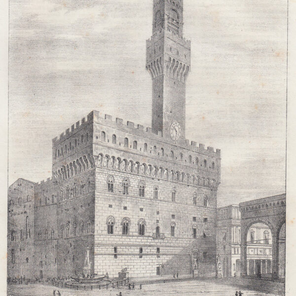 Firenze, Piazza del Granduca, 1845