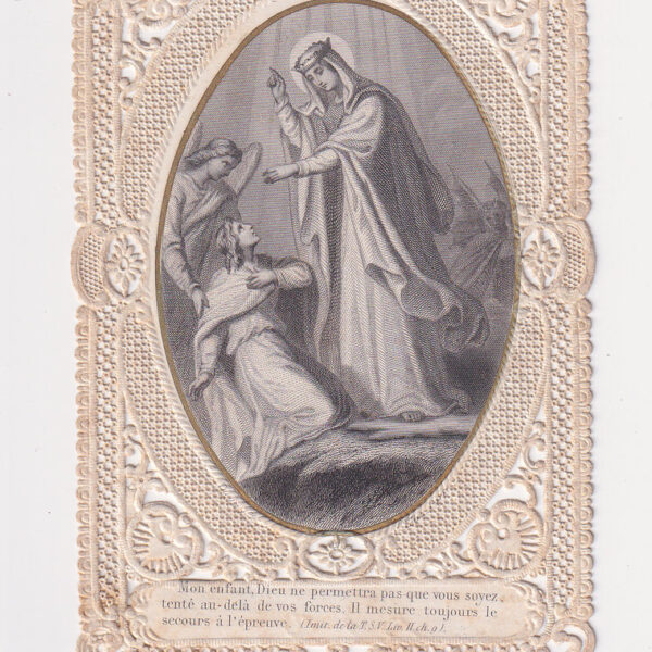 Santino antico, Madonna e angeli, XIX sec.