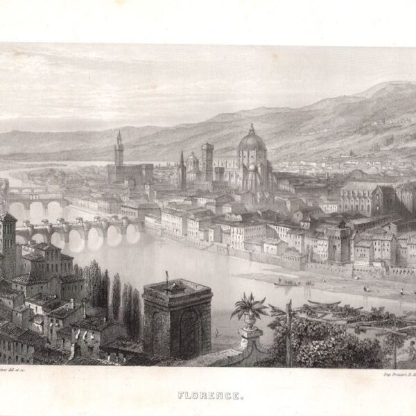 Firenze, Panorama, 1860