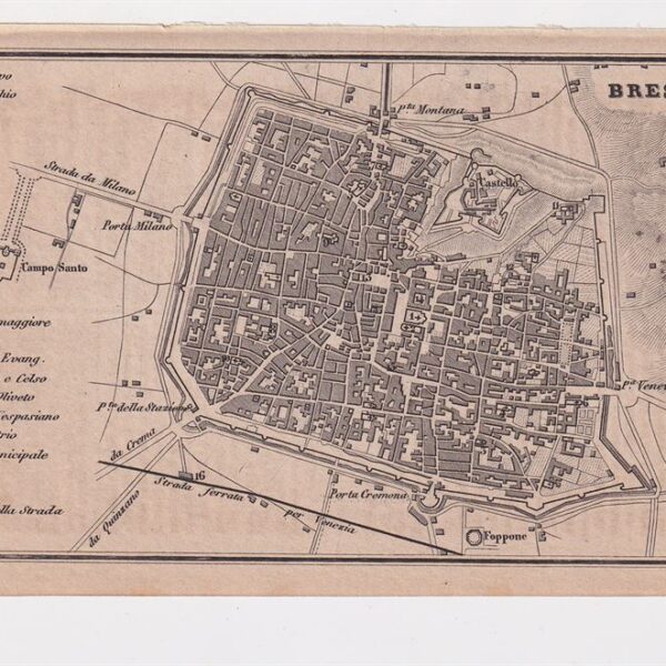 Mappa di Brescia, 1873