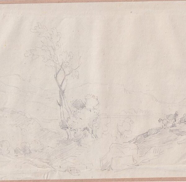 Consalvo Carelli, Paesaggio con pastore