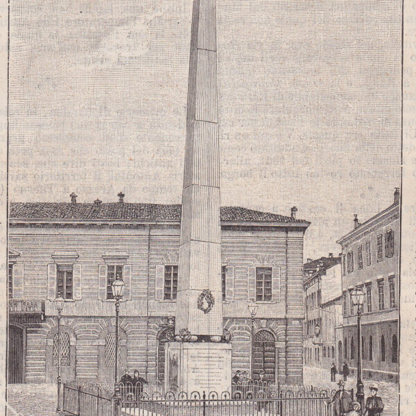 Reggio Emilia, Obelisco, 1890