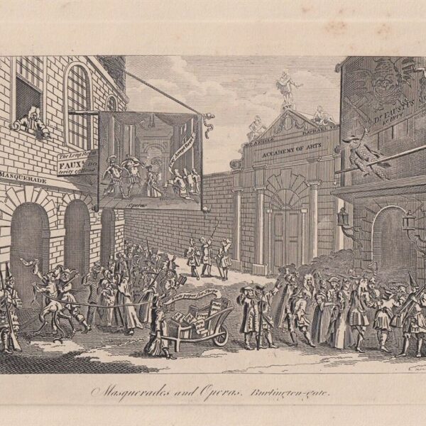 William Hogarth, Masquerades and Opera, 1822