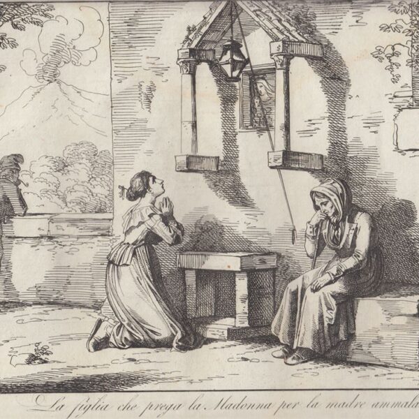 Pinelli, La figlia che prega la Madonna, 1815