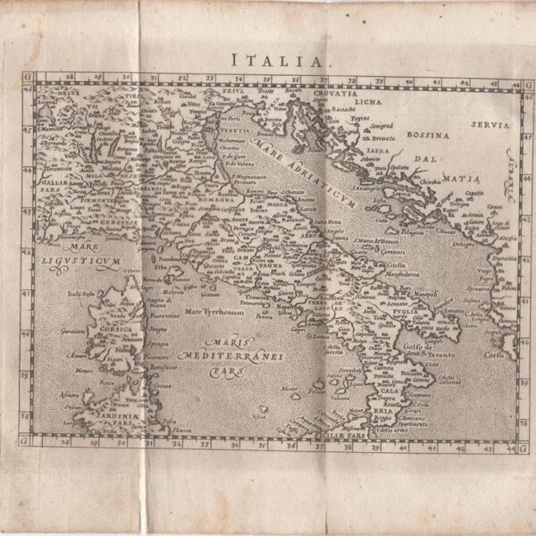 Mappa dell'Italia, Scoto, 1761